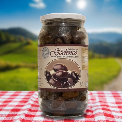 Domat Tipi Kahverengi Zeytin - (700 Gram)